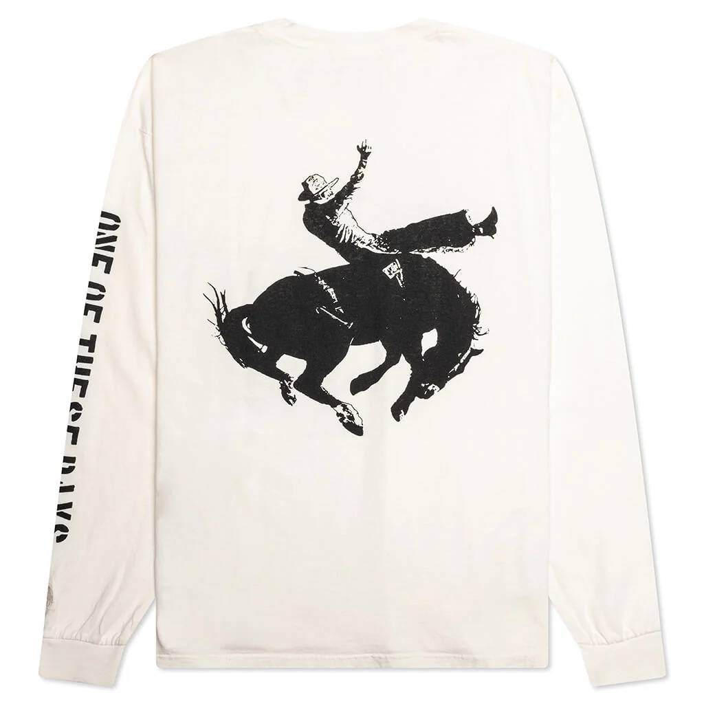 Fallin’ Rain L/S T-Shirt - Bone - Image 2