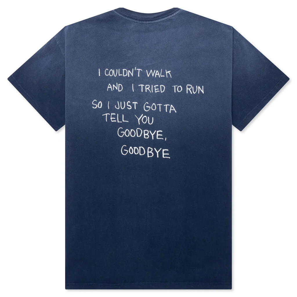 Goodbye, Goodbye Tee - Navy Blue - Image 2