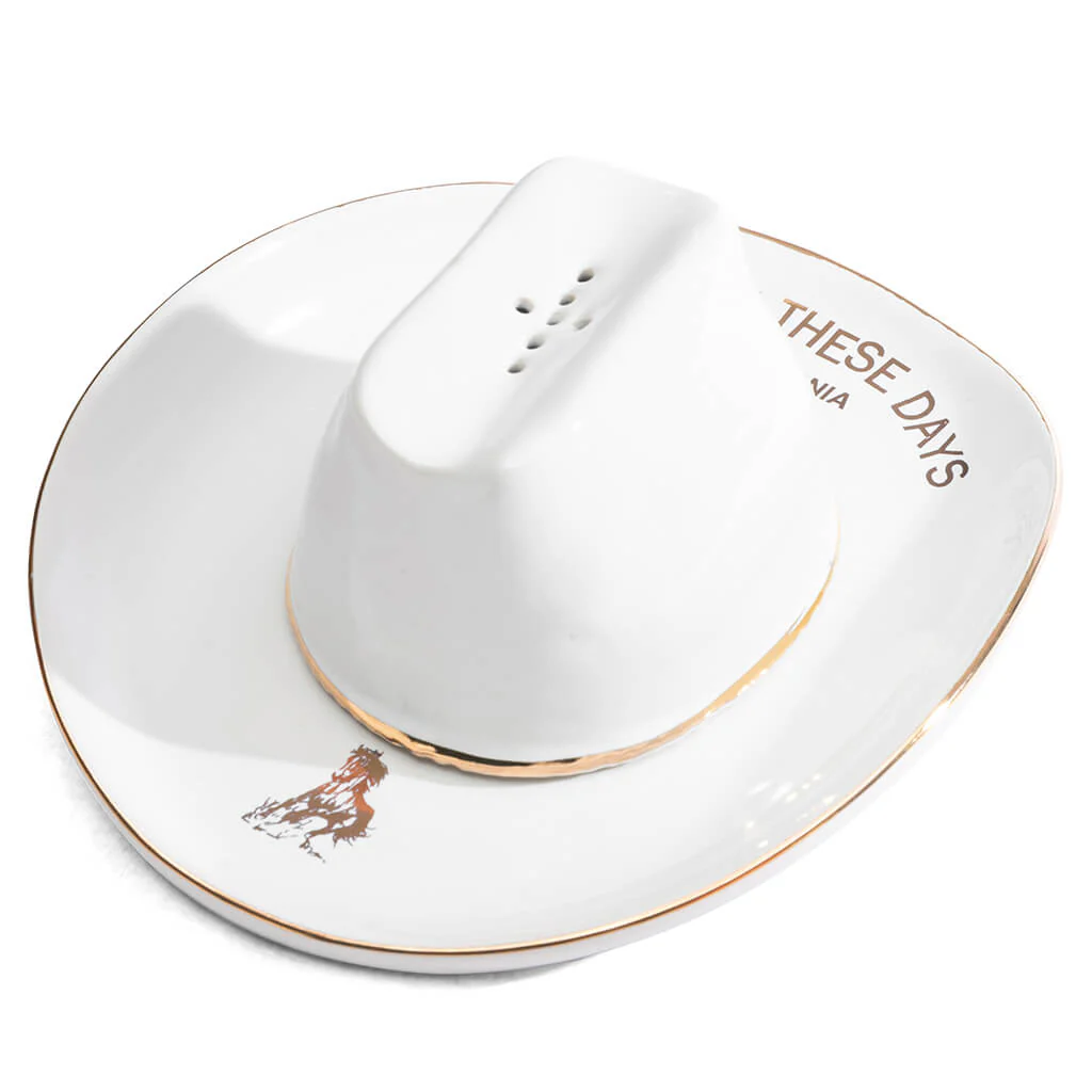 OOTD Cowboy Hat Incense Holder - White - Image 3