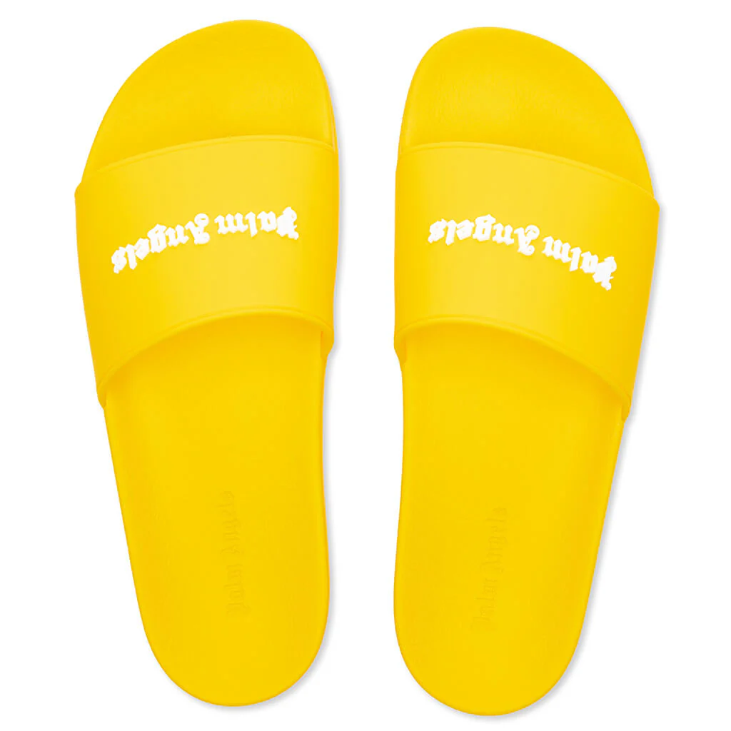 Classic Logo Pool Slider - Yellow Fluorescent - Image 4