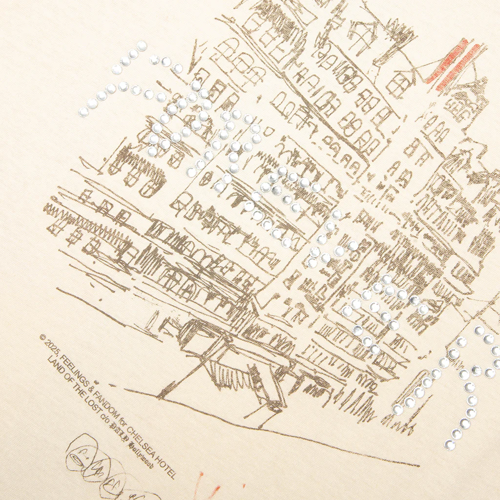 Chelseay Hotel Tee - Vintage Cream - Image 3