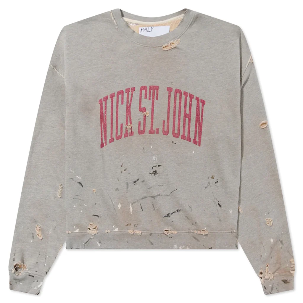 Nick St. John Crewneck - Heather