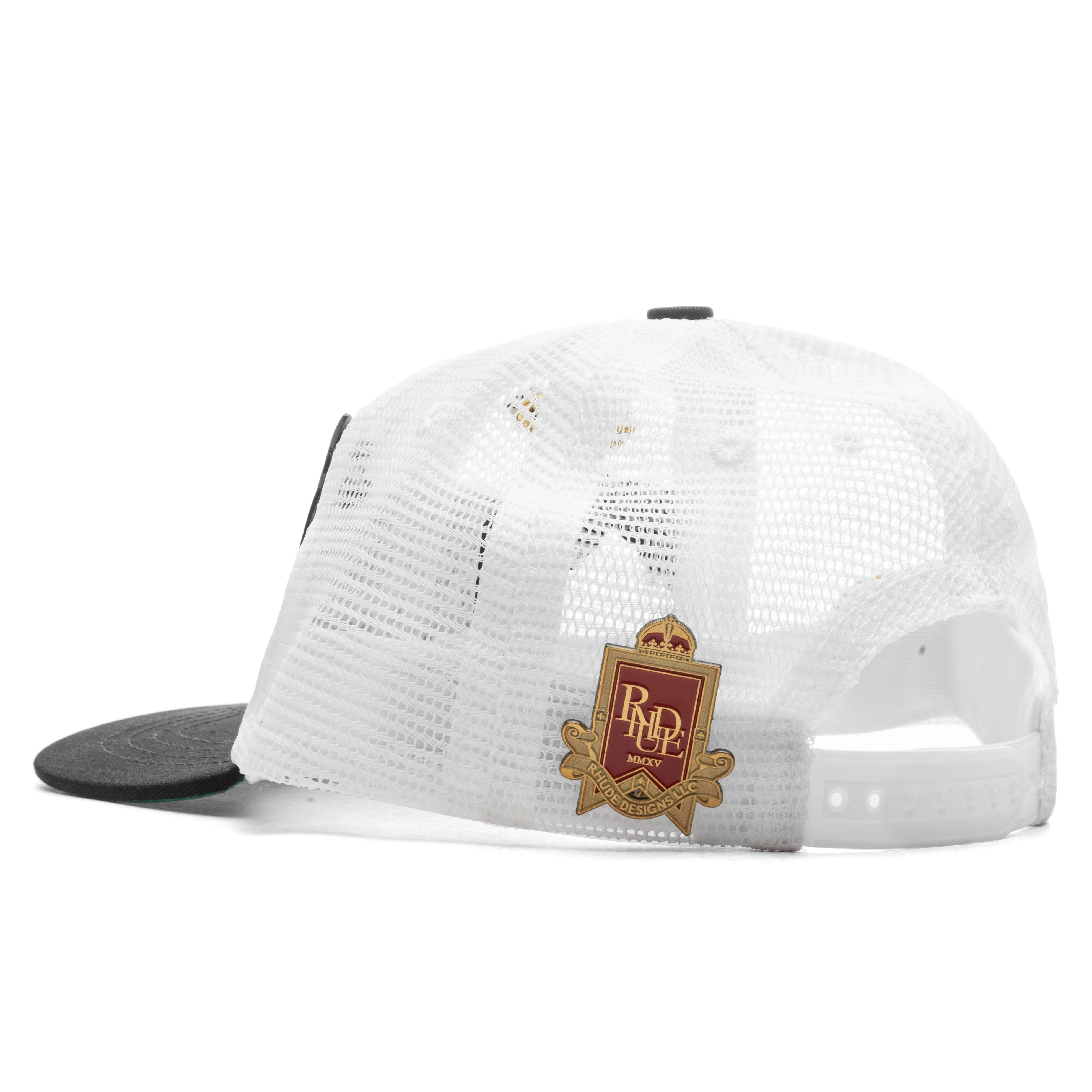 Patch Mesh Trucker Hat - Black/White - Image 4