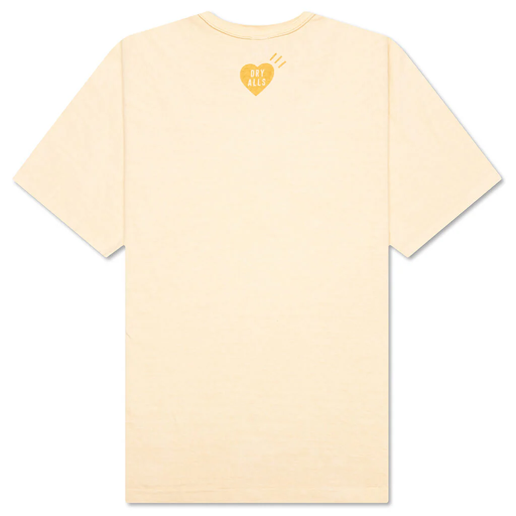 Plant Dyed T-Shirt #2 - Yellow - Image 2
