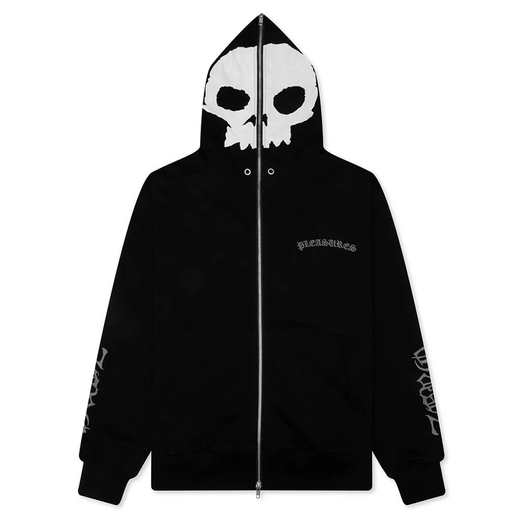 Pleasures x Zero Balaclava Zip Hoodie - Black