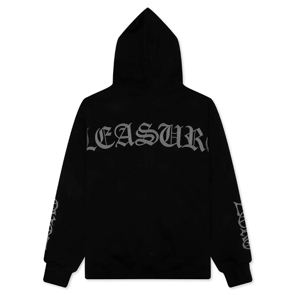 Pleasures x Zero Balaclava Zip Hoodie - Black - Image 2