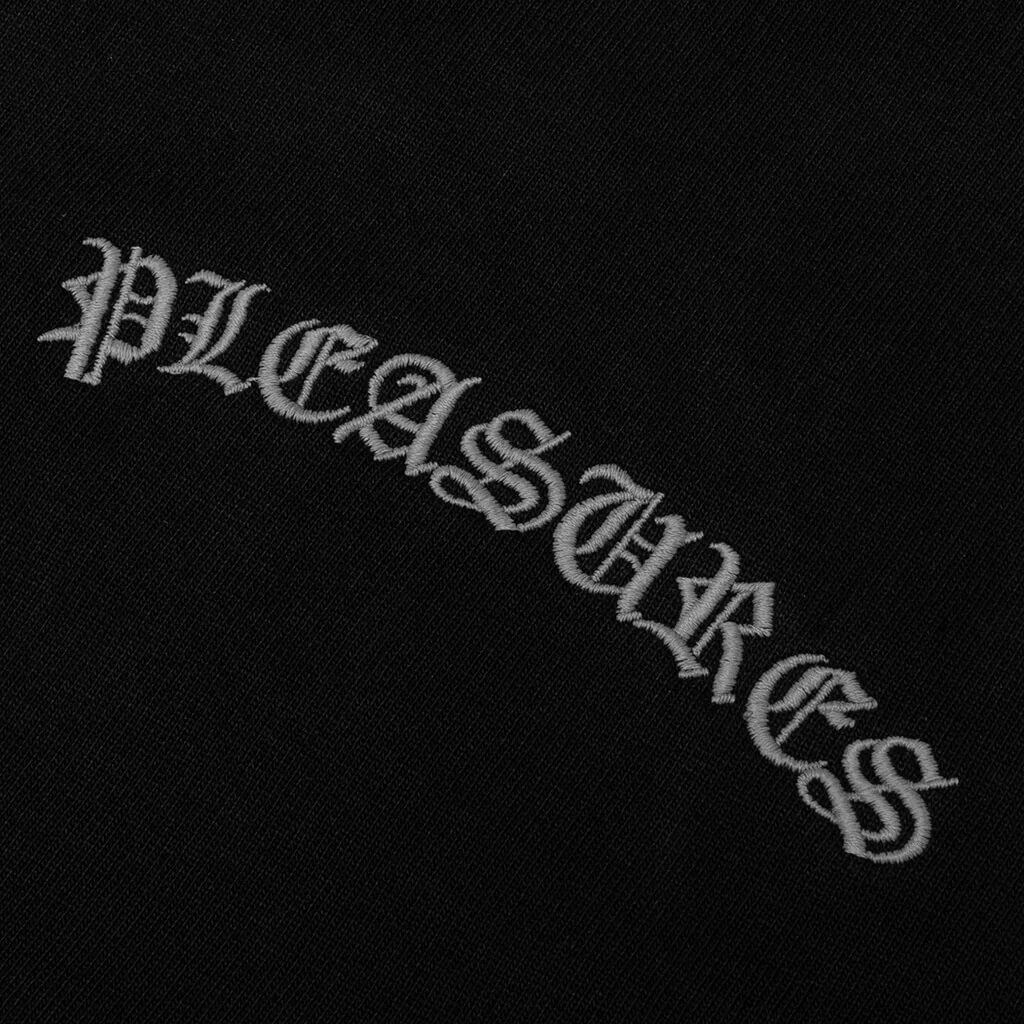 Pleasures x Zero Balaclava Zip Hoodie - Black - Image 3