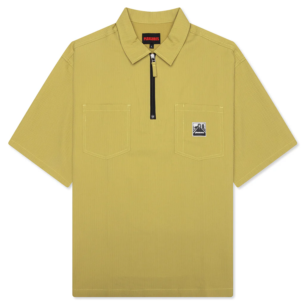 Electron Zip Polo - Olive