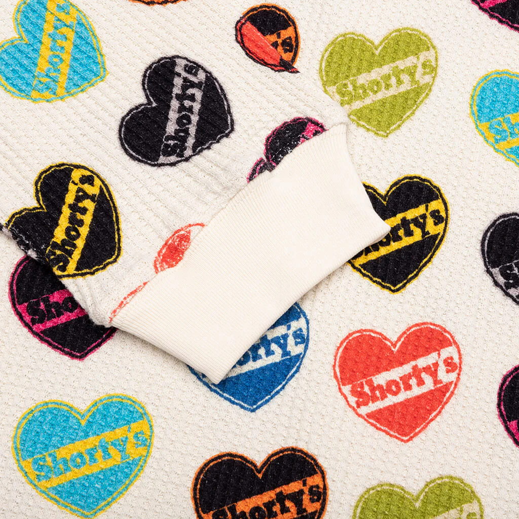 Heart Thermal Long Sleeve - Natural - Image 5