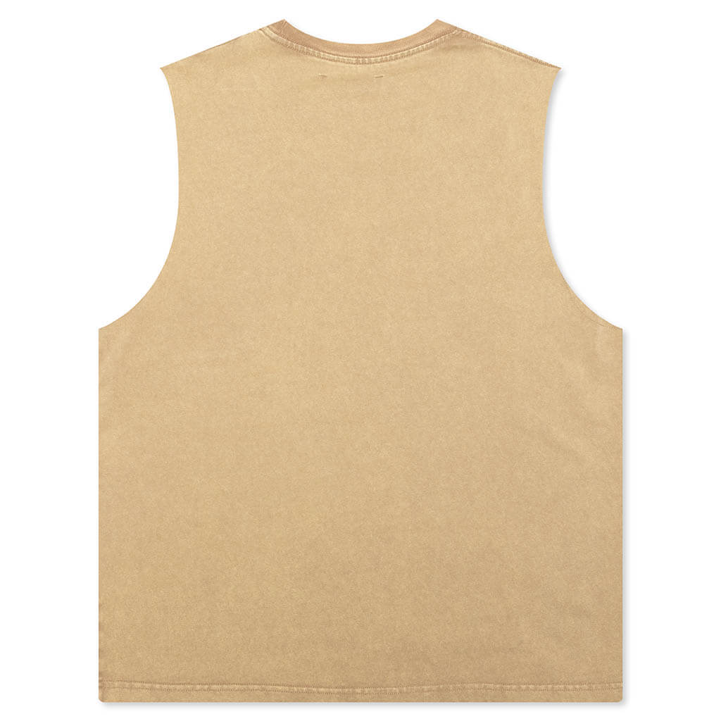 Onyx Sleeveless Shirt - Tan - Image 2