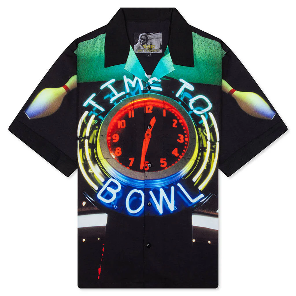 Time Bowling Button Up - Black