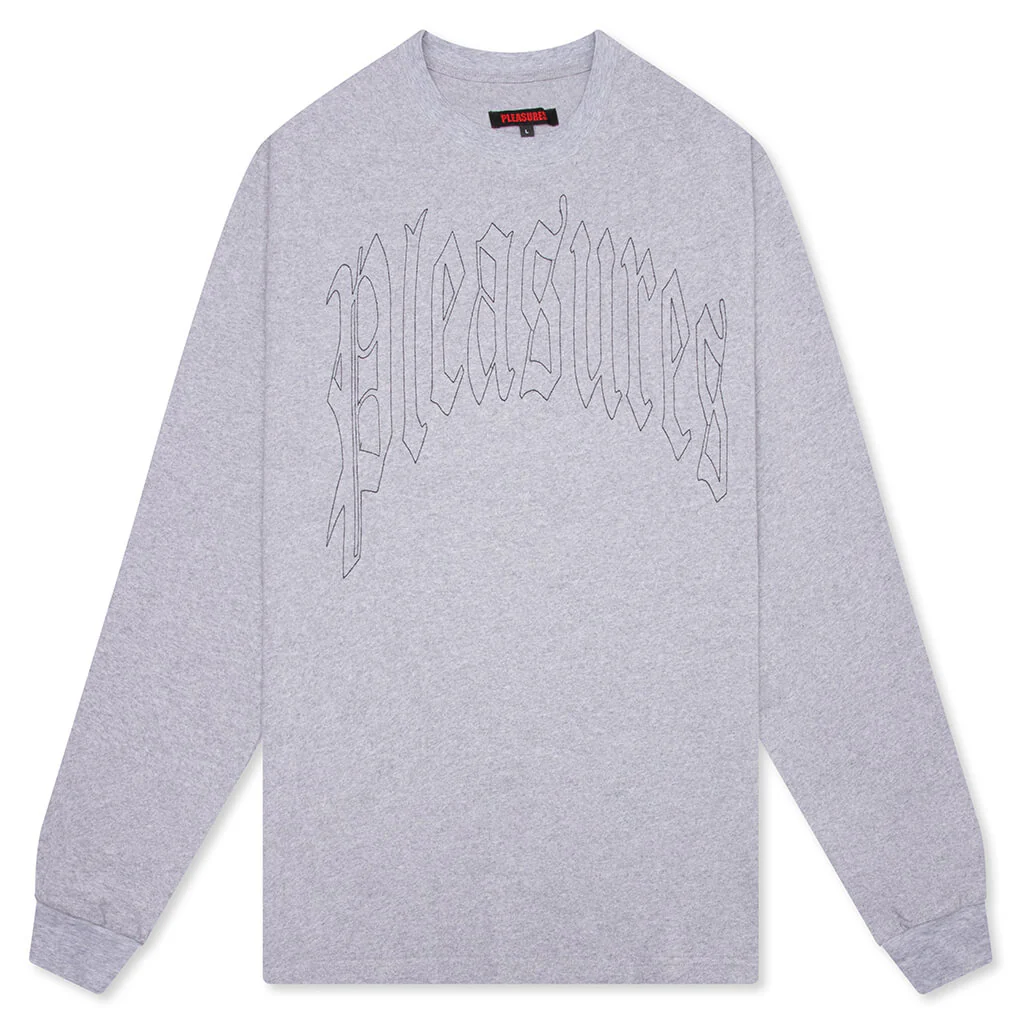 Twitch L/S T-Shirt - Heather Grey
