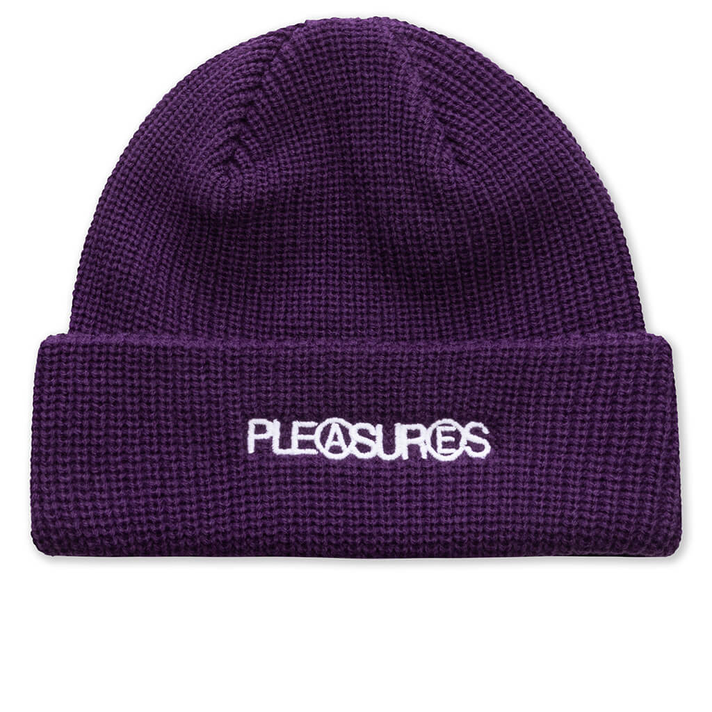 Zine Beanie - Eggplant