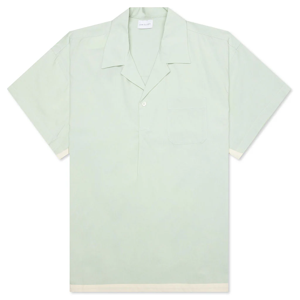Pullover Camp Shirt - Mint/Salt