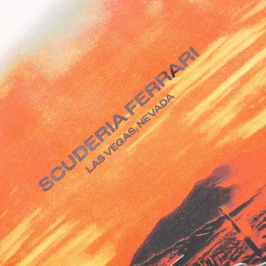 Ferrari Race Desert Sun Las Vegas Tee - Alpine Snow - Image 3