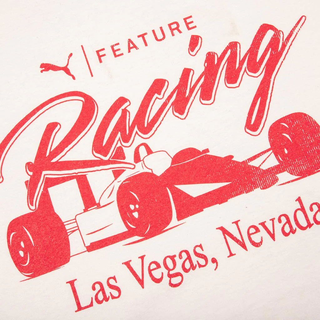 Puma x Feature Racing Tee - Cannoli Cream - Image 4