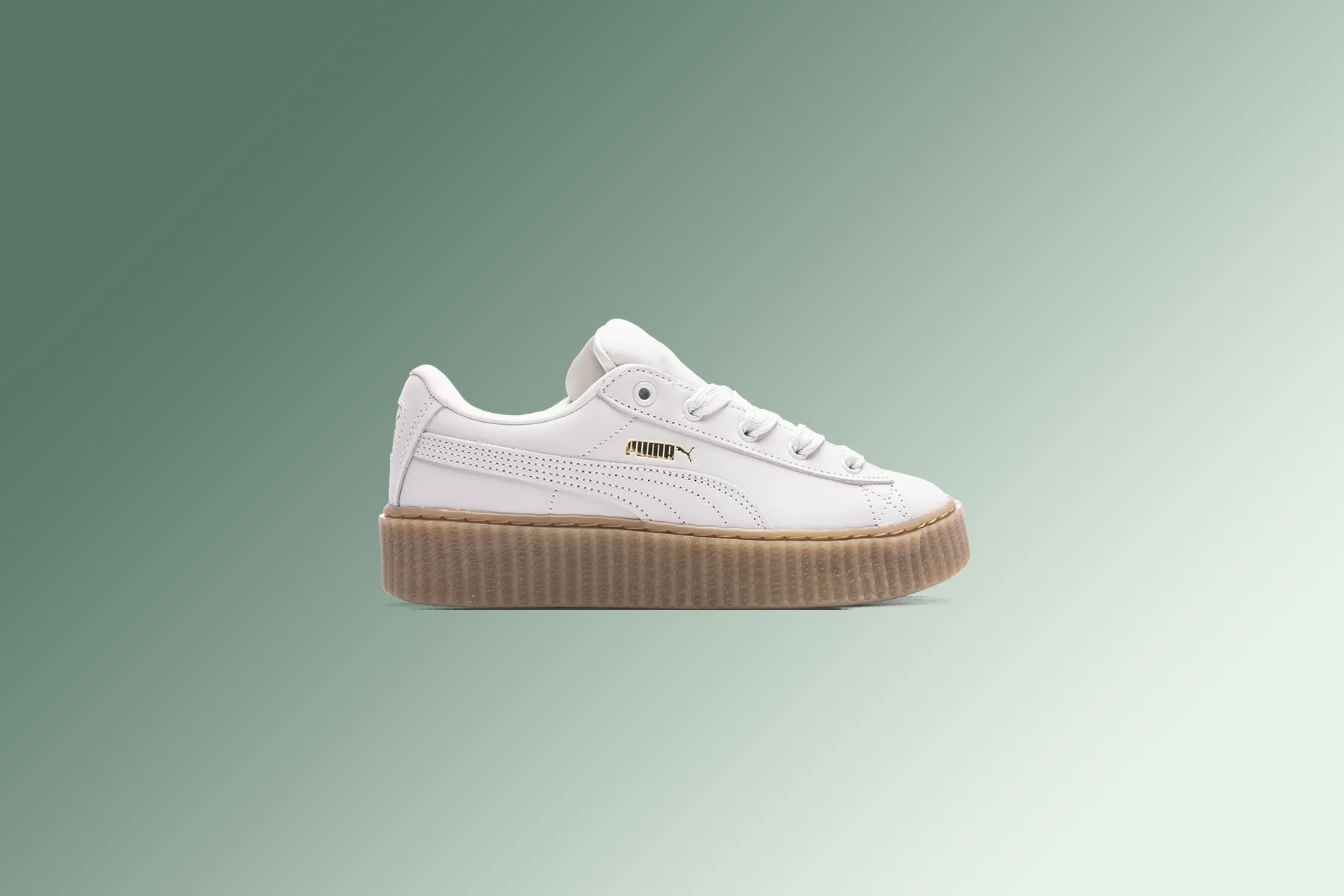 Puma x Fenty Creeper Phatty Nubuck (JR) - Warm White - Image 5