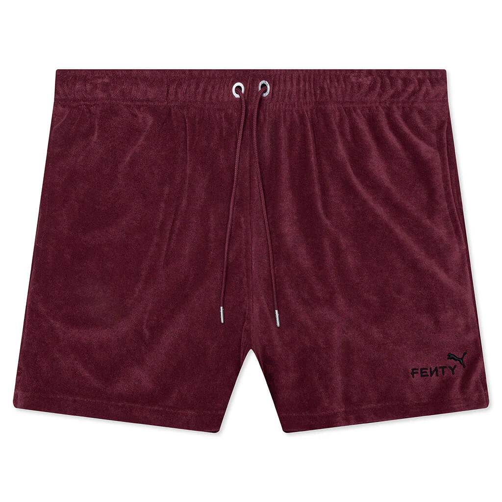 Puma x Fenty Towel Terry Track Short - Red