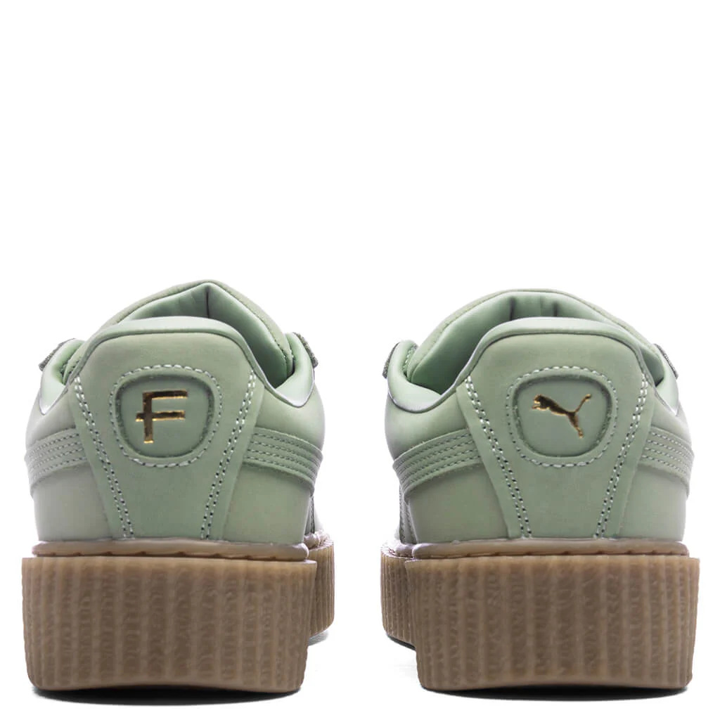 Puma x Fenty Women's Creeper Phatty Nubuck - Green Fog - Image 4