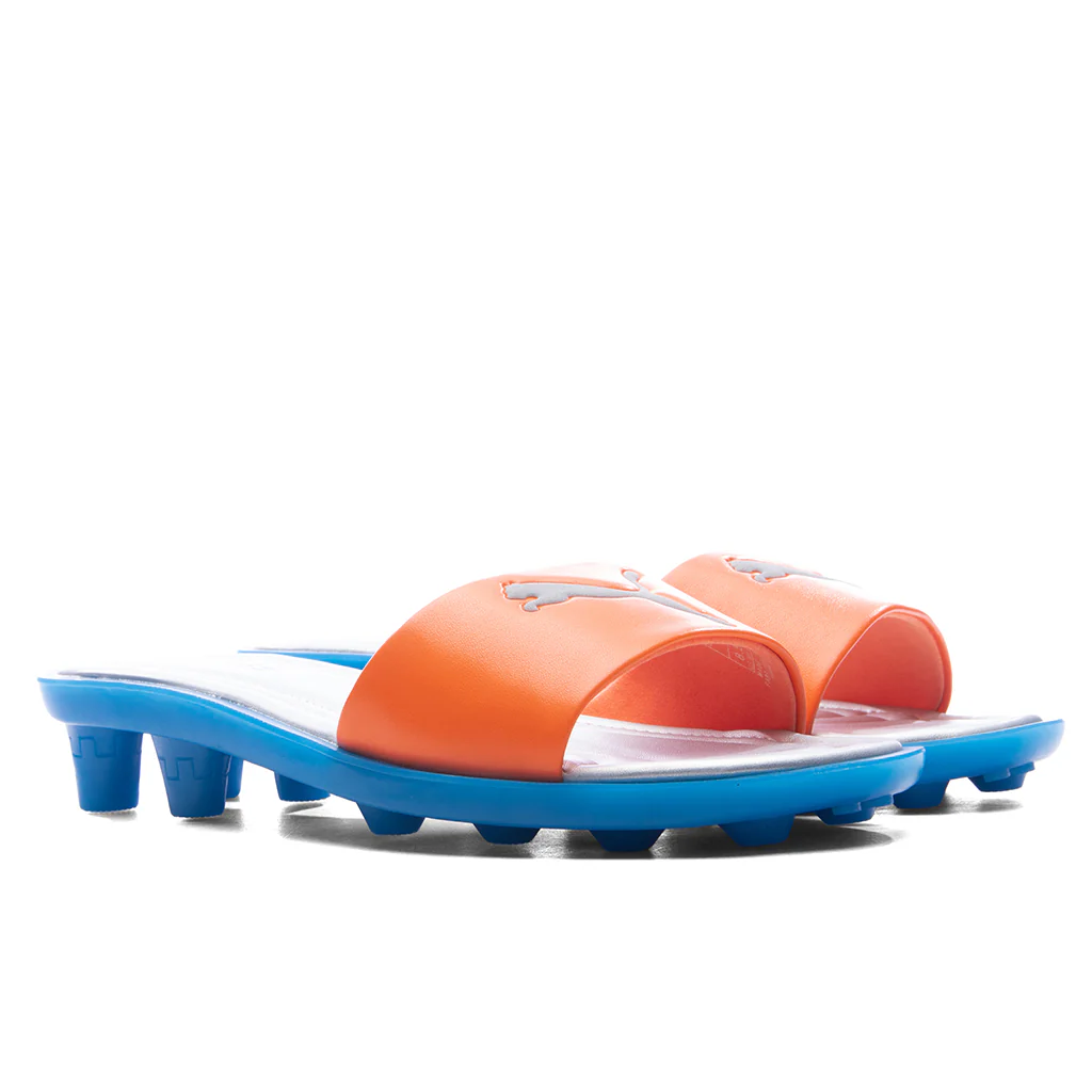 Puma x Fenty Women's Slide Chic - Rickie Orange/Racing Blue - Image 2