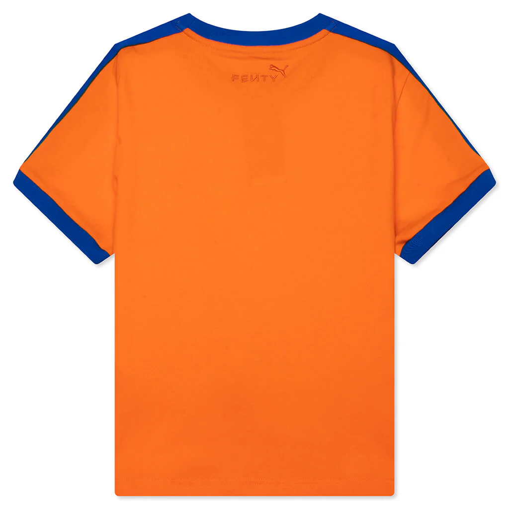 Puma x Fenty Women's T7 Slim Tee - Rickie Orange - Image 2