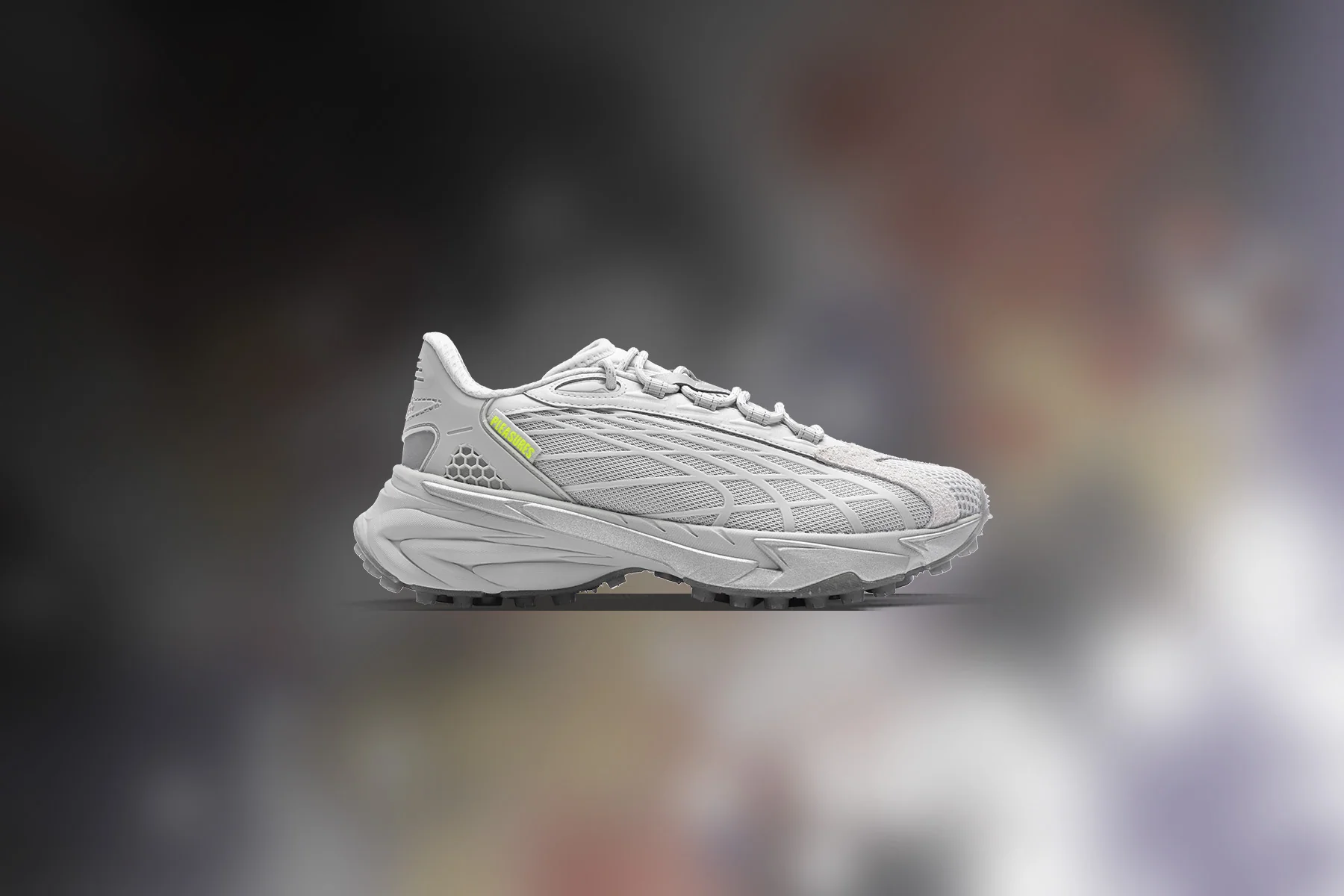 Puma x Pleasures Spirex - Glacial Grey/Cool Light Grey - Image 5