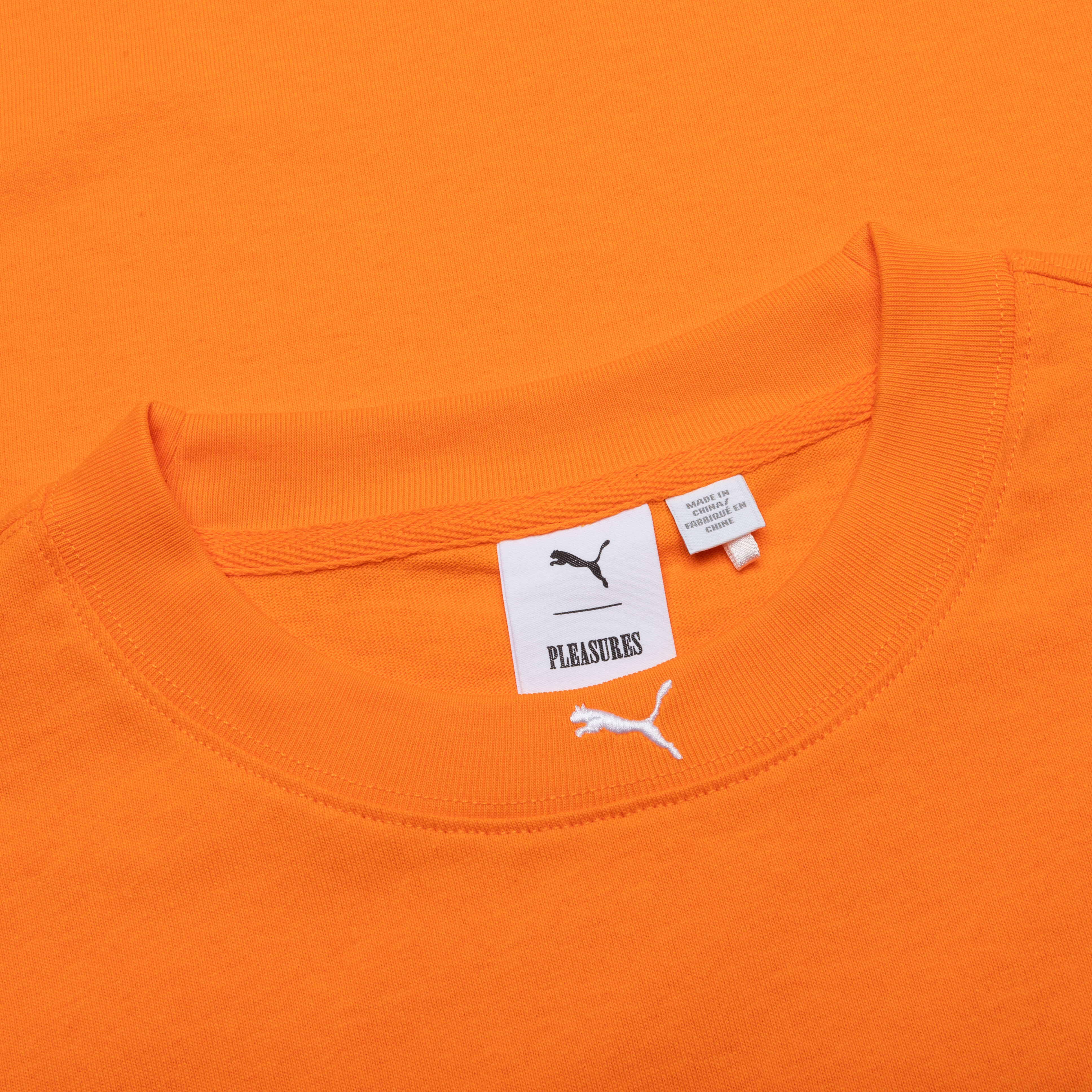 Puma x Pleasures Typo Tee - Orange - Image 3