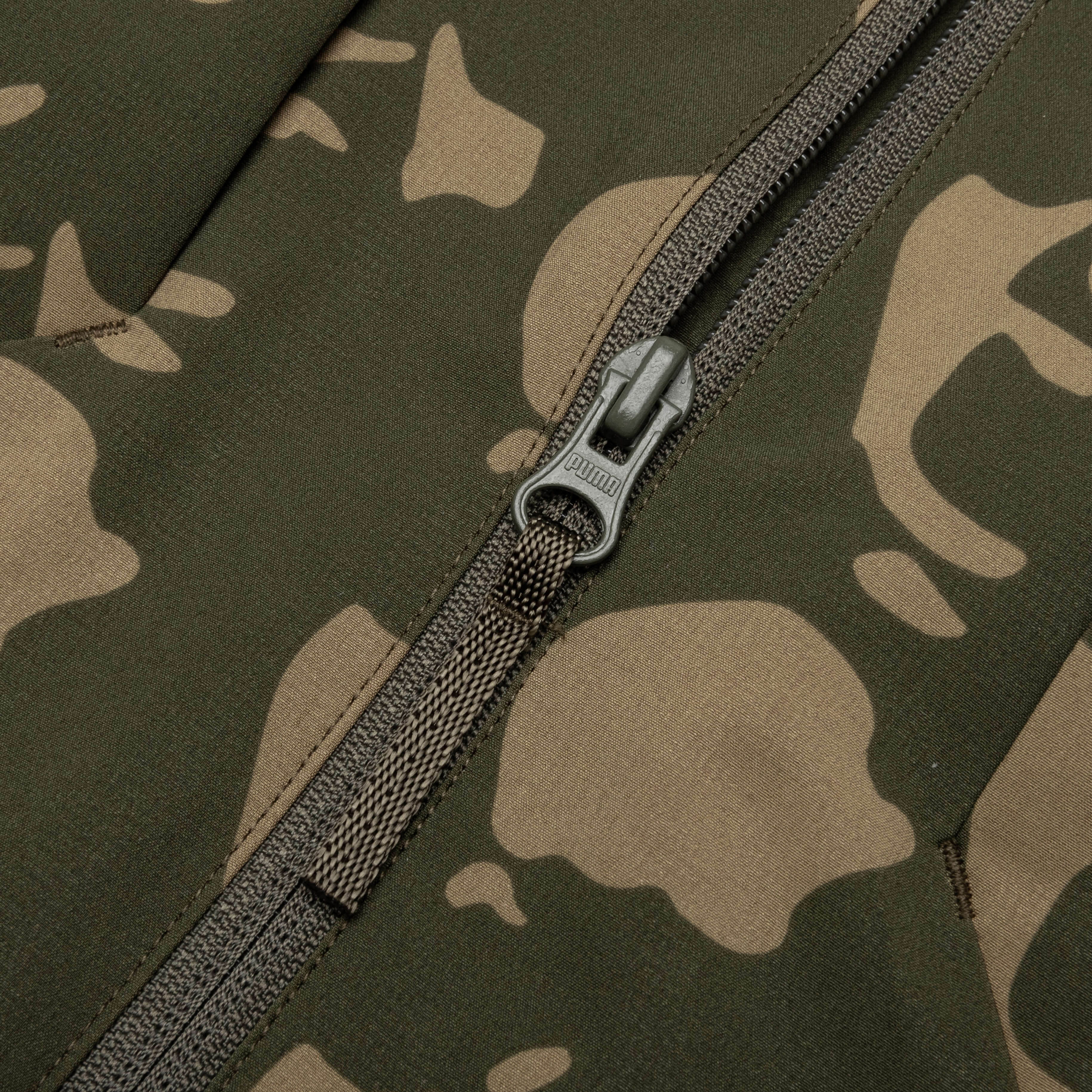 Puma x Pleasures Zip-Off Jacket - Chocolate Chip - Image 3