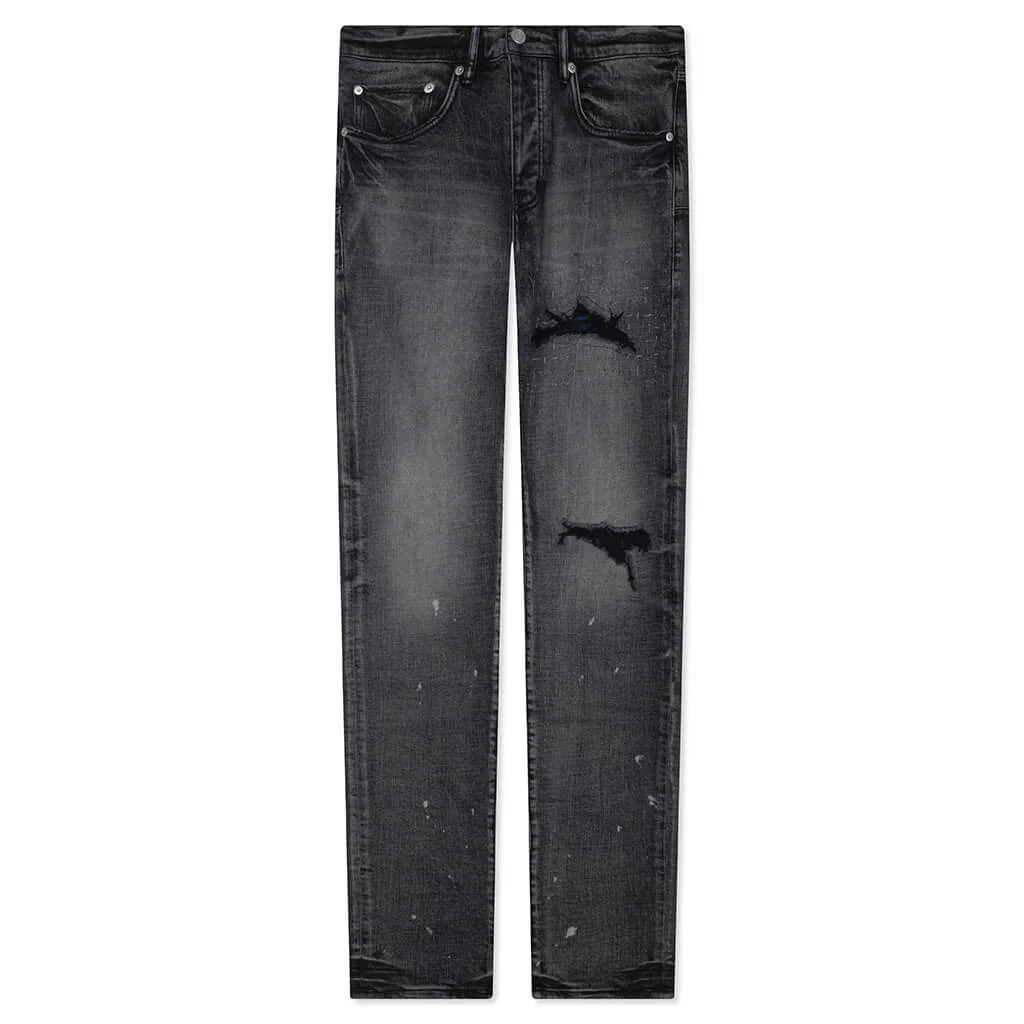 Skinny Plaid Patch - Black