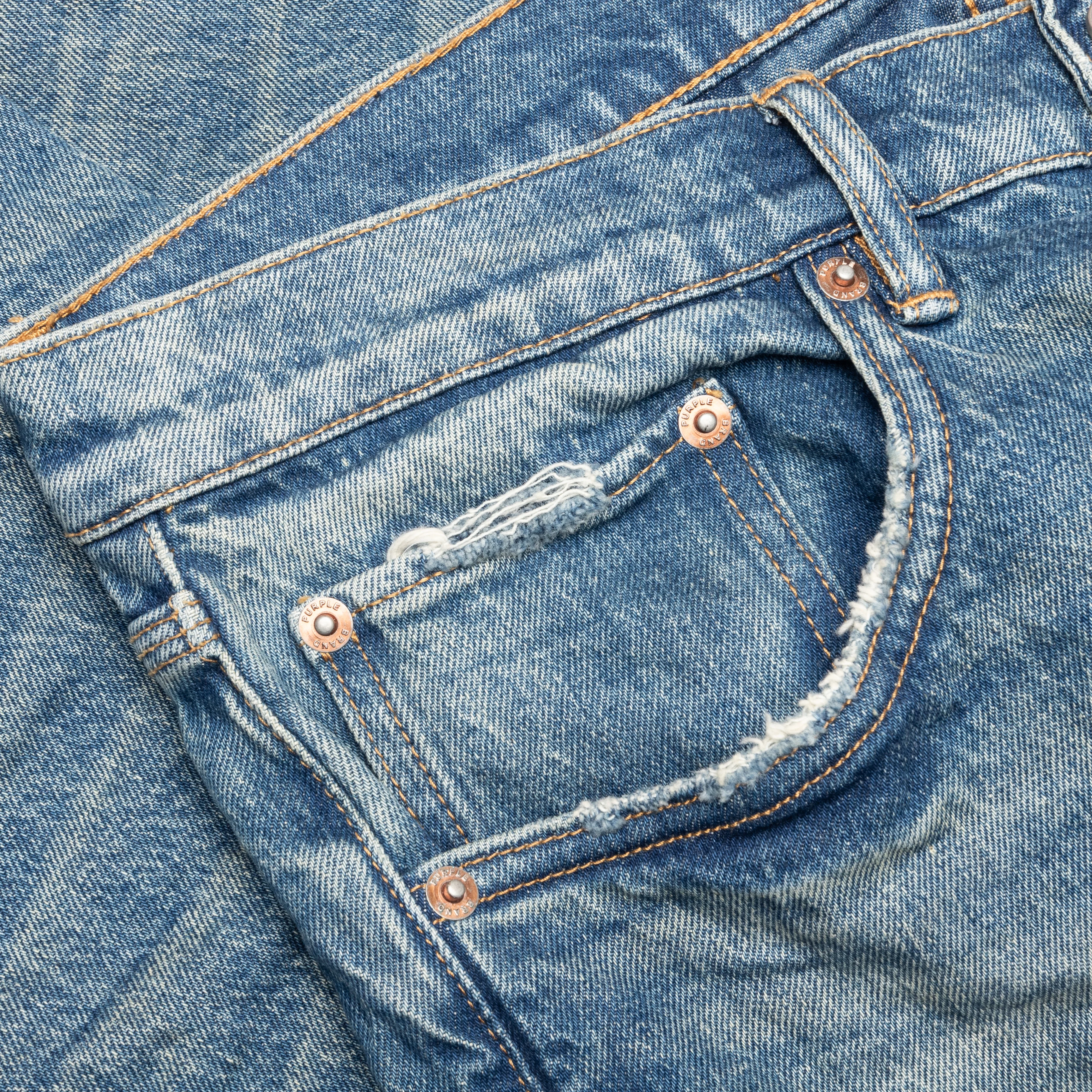 Vintage Knee Blowout - Mid Indigo 2 - Image 3