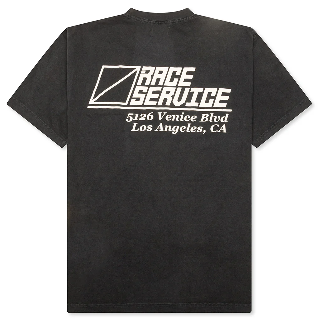 Shop T-Shirt - Faded Black - Image 2
