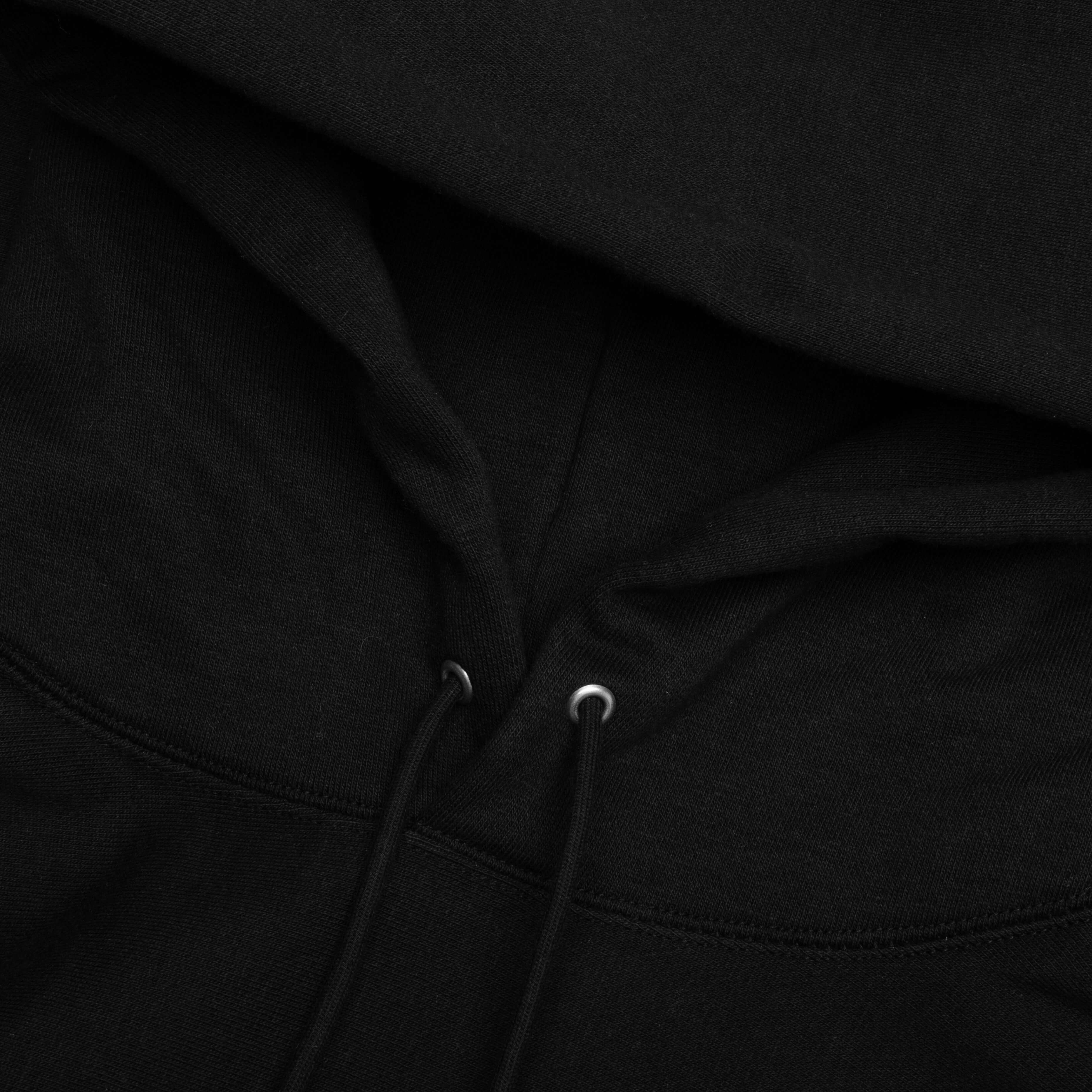Big Size Hoodie Logo - Black - Image 3