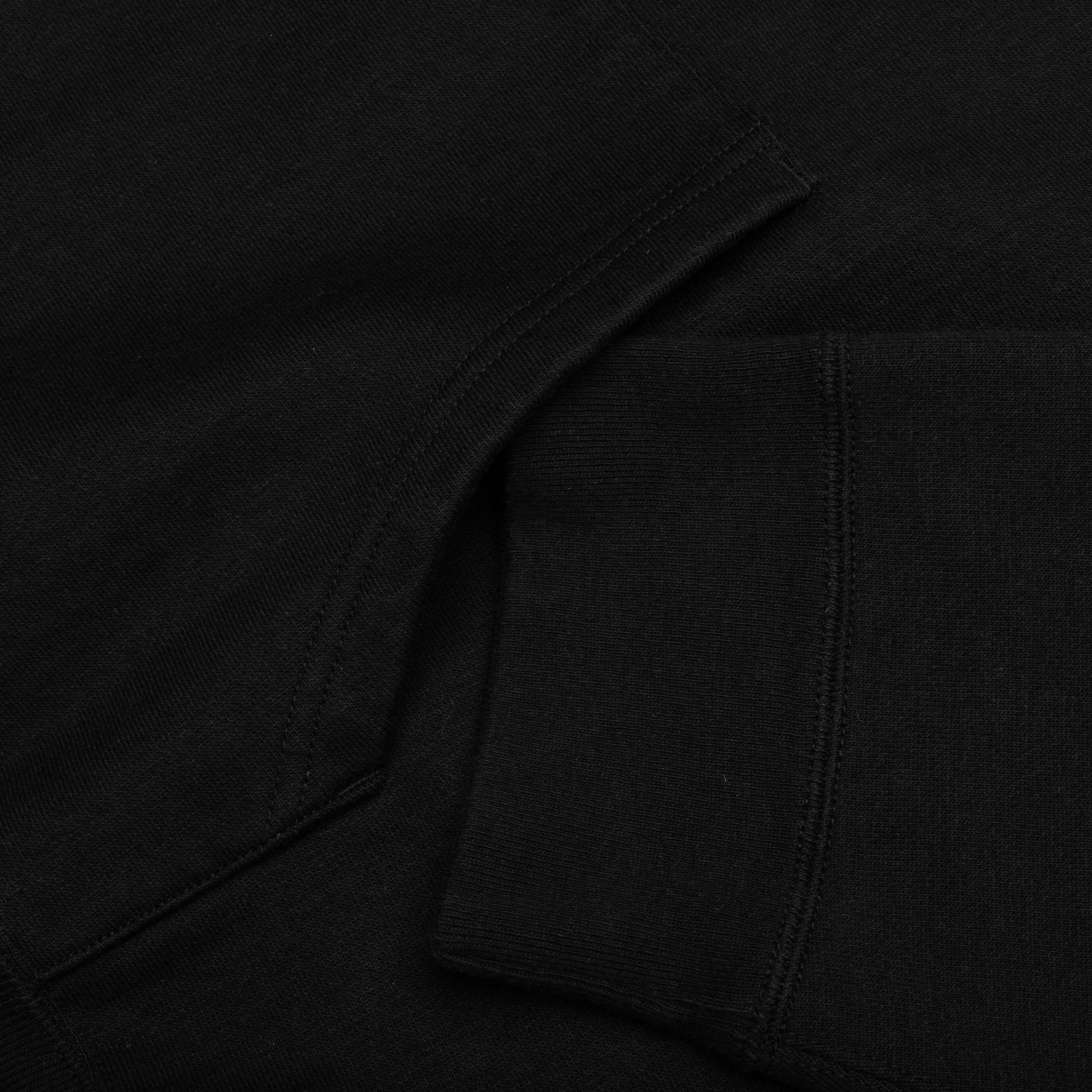 Big Size Hoodie Logo - Black - Image 5