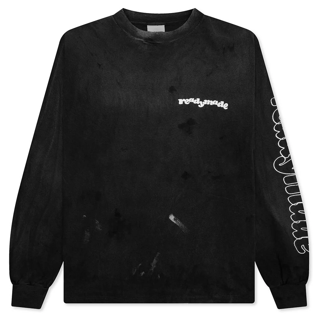 L/S T-Shirt Destruction - Black
