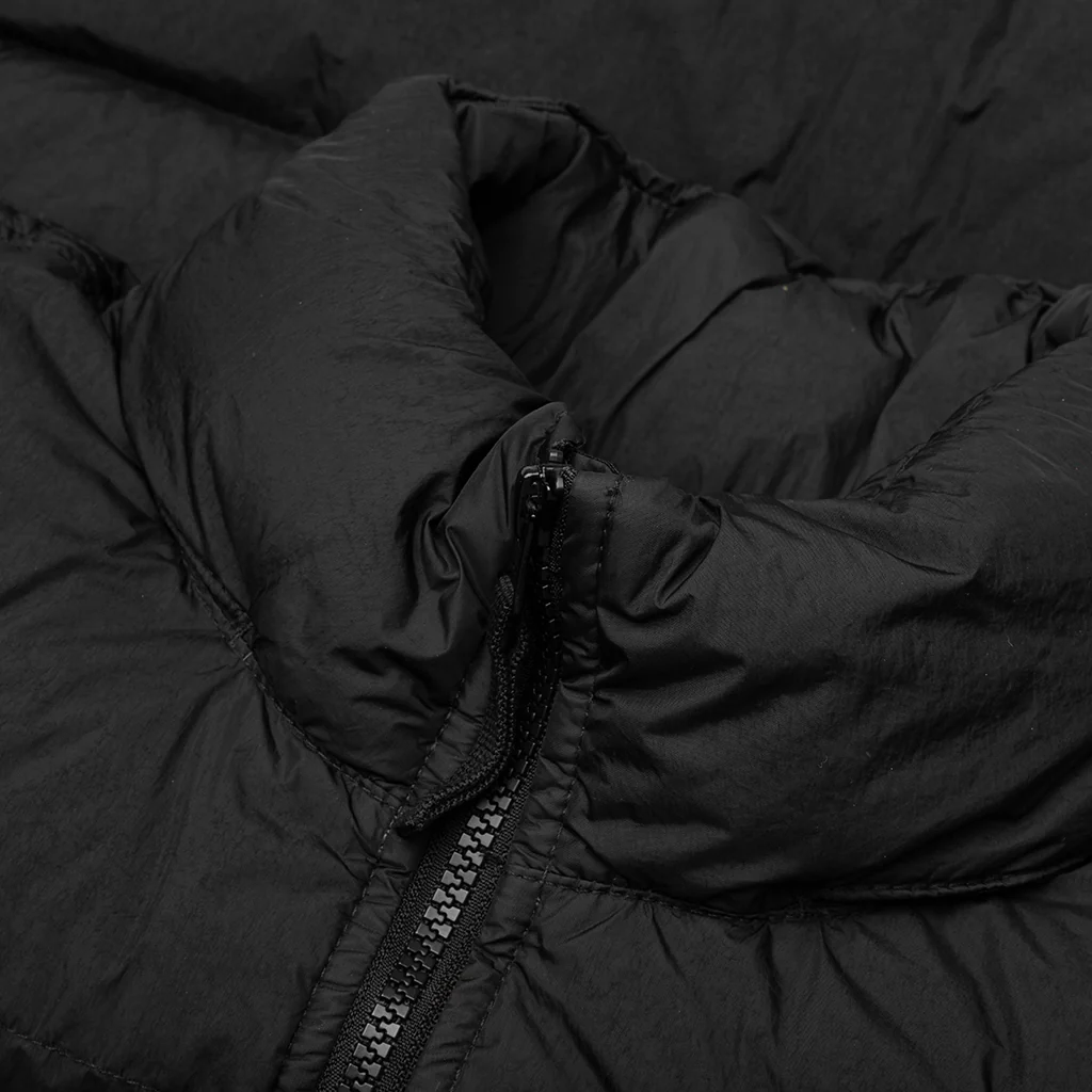 Real Feather Jacket - Black - Image 3