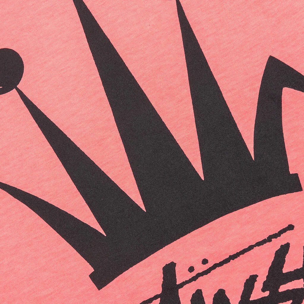 Regal Crown Pigment Dyed Tee - Coral - Image 4