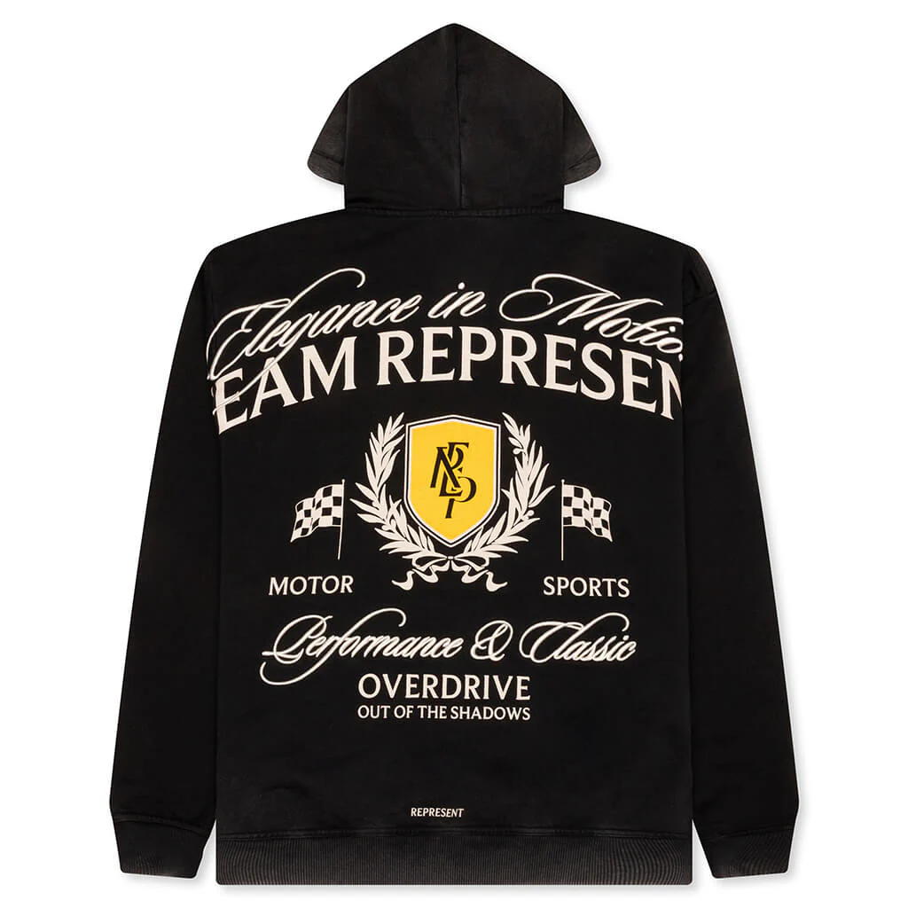 Crest Hoodie - Vintage Black - Image 2