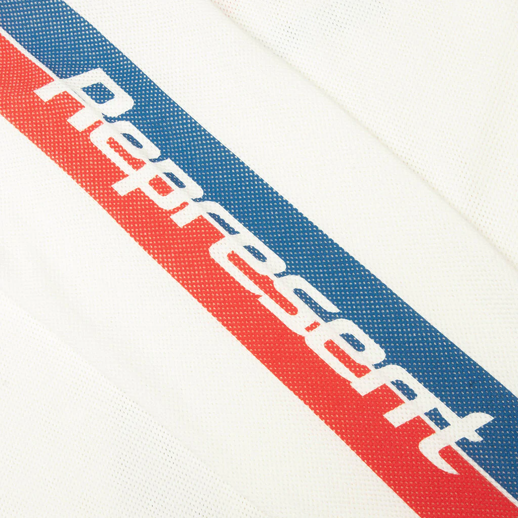 Mesh Pegasus Long Sleeve T-Shirt - Flat White - Image 4