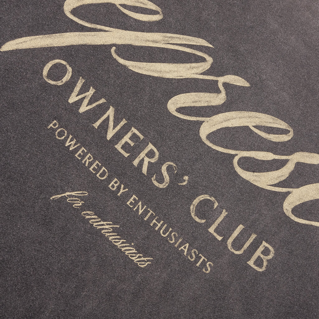 Owners Club Script T-Shirt - Vintage Grey - Image 4