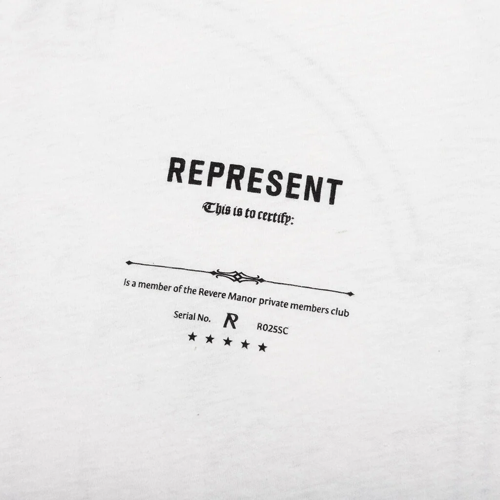 Revere Manor T-Shirt - Aged White - Image 7