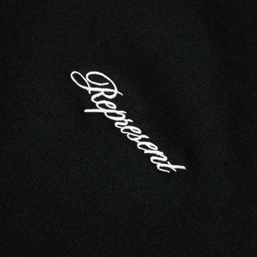 Taped Track Jacket - Jet Black - Image 3