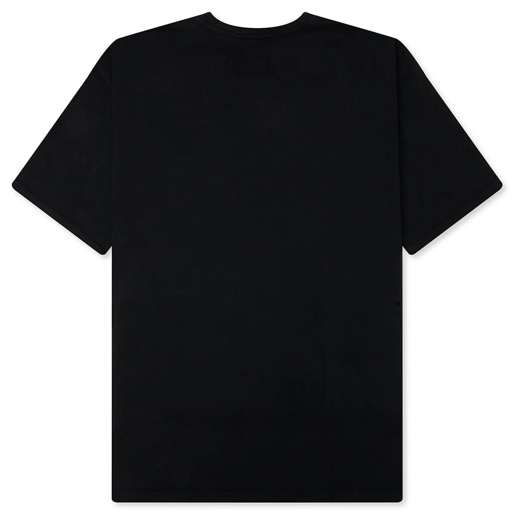Rhude Athletic Tee - Vintage Black/White - Image 2
