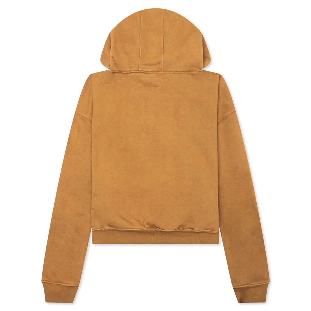 Cropped Desert Valley Hoodie - Camel - Image 2