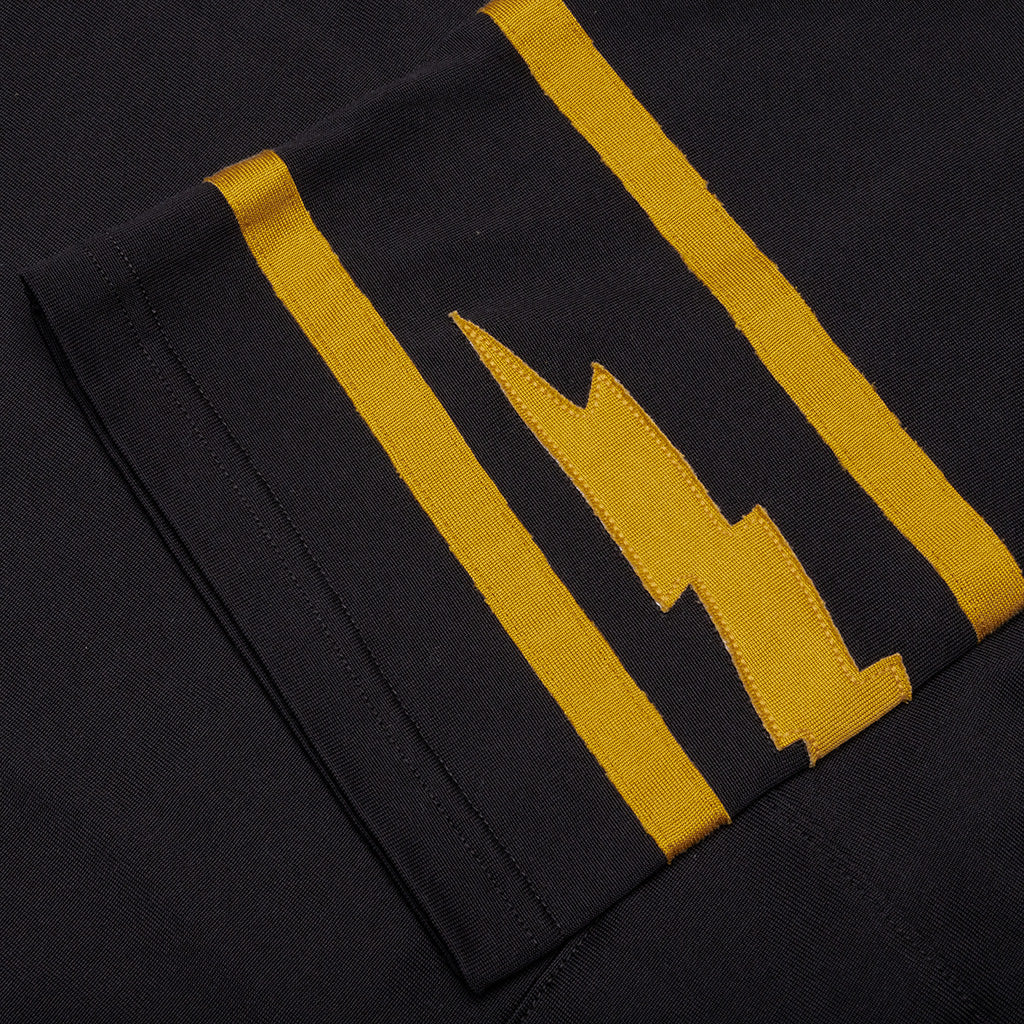Monaco Football Jersey - Vintage Black/Yellow - Image 4