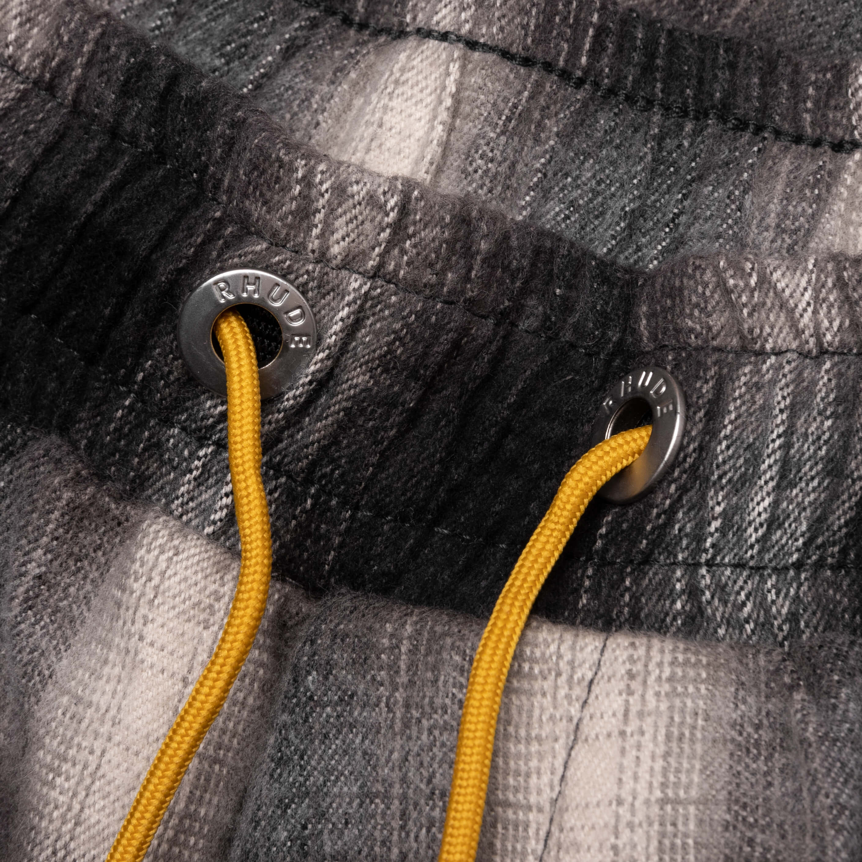 Plaid Logo Short - Black/Grey - Image 3
