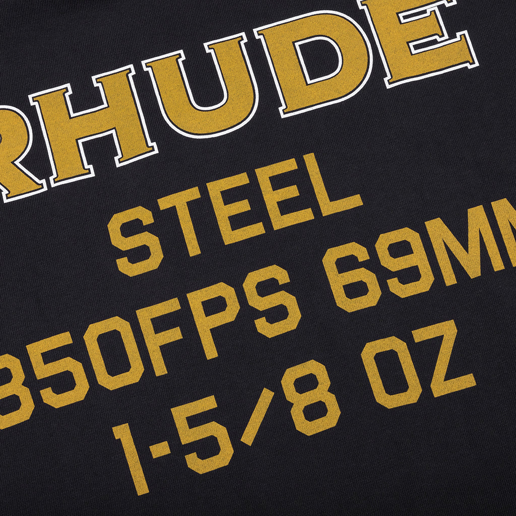 Rhude Steel L/S Tee - Vintage Black - Image 4