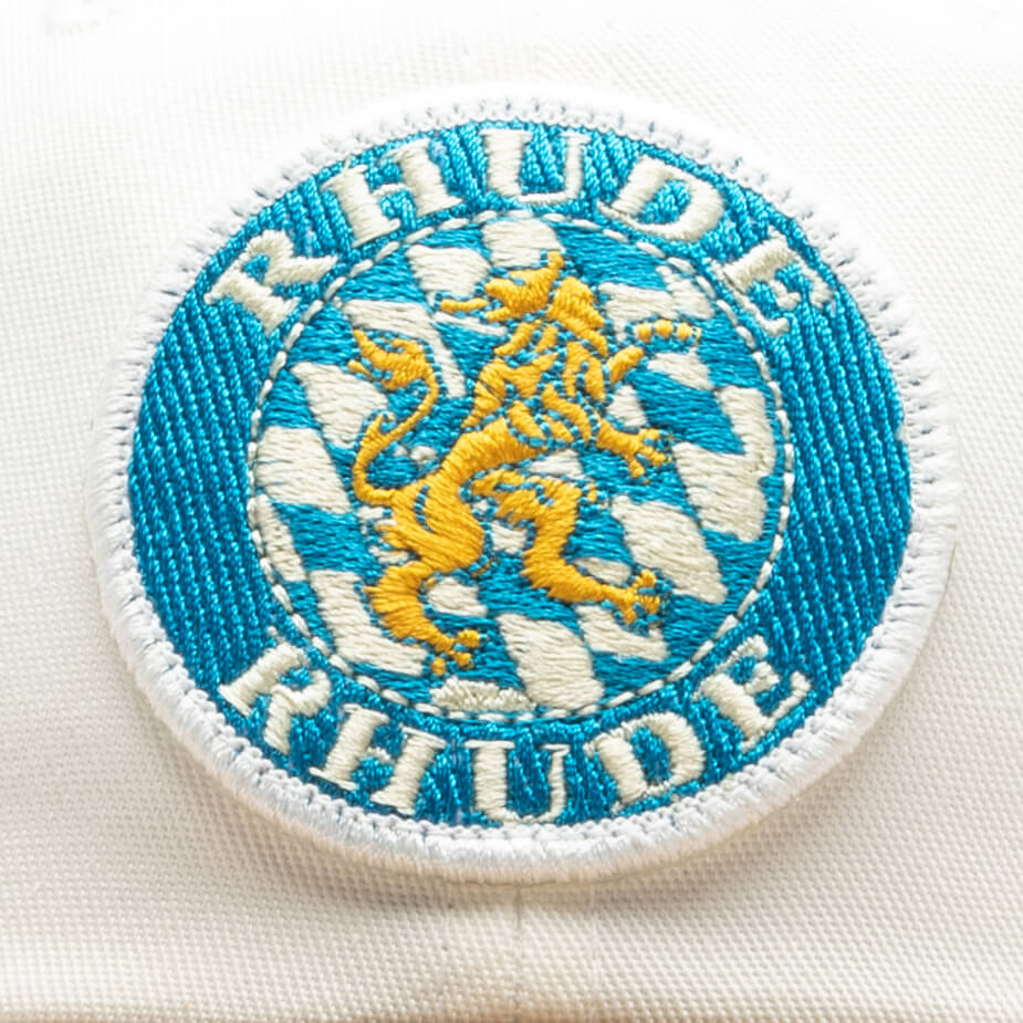 Suede Crest 6 Panel Cap - Creme/Tan - Image 2