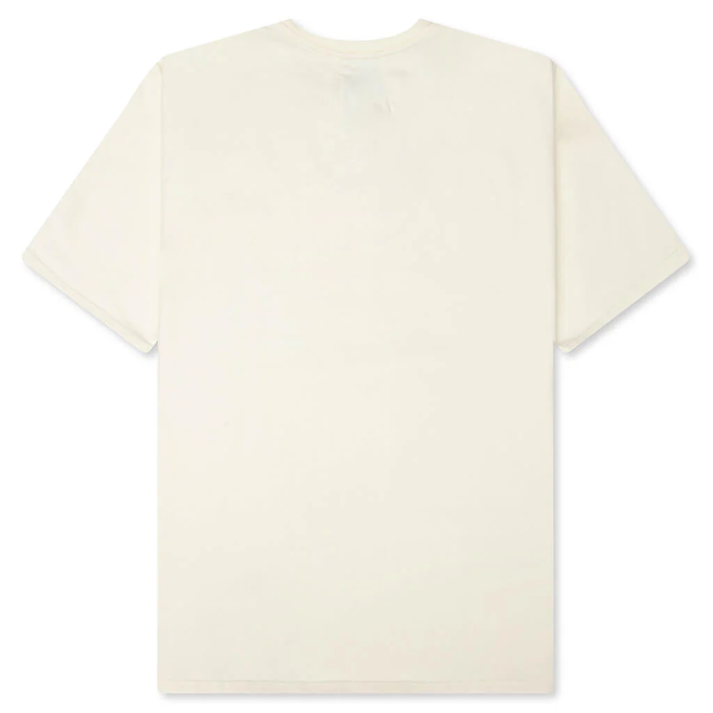Virgin Islands Script Tee - Vintage White/Black/Green - Image 2