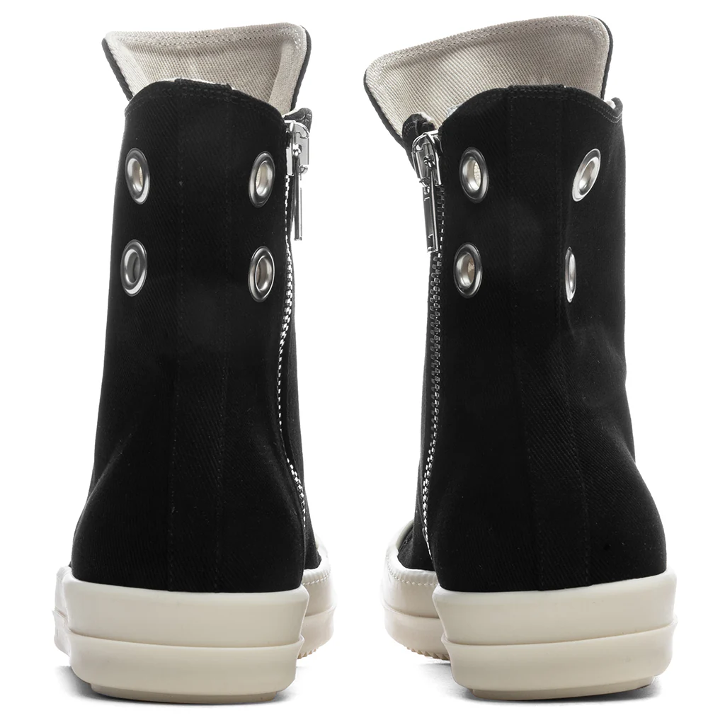 Denim Sneaks - Black/Milk - Image 4