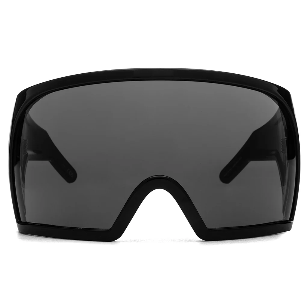 Sunglasses Kriester Shiny - Black Temple/Black Lens